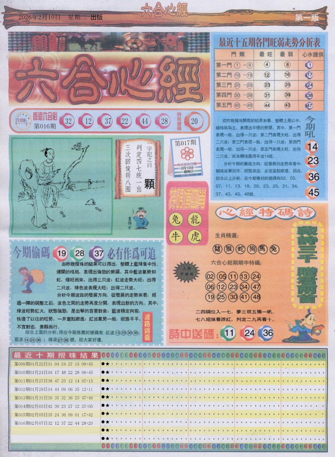 017期六合心经A[图]