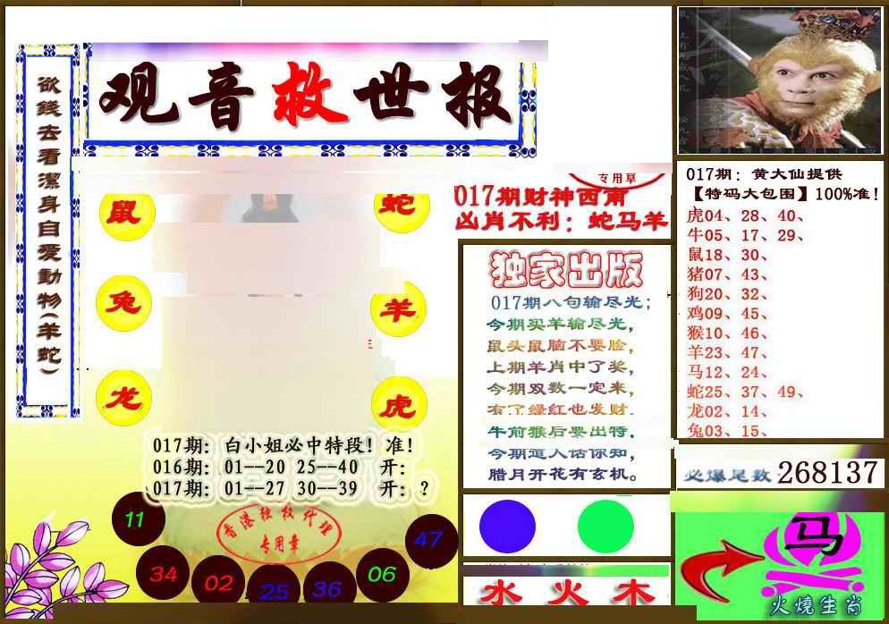 017期(另版)观音救世密报[图]