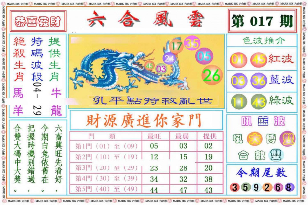 017期六合风云《另版》[图]