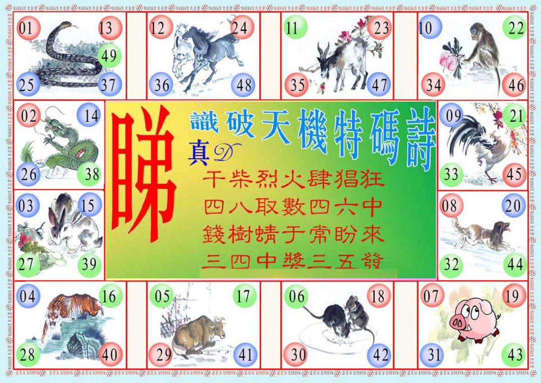 017期识破天机B版[图]