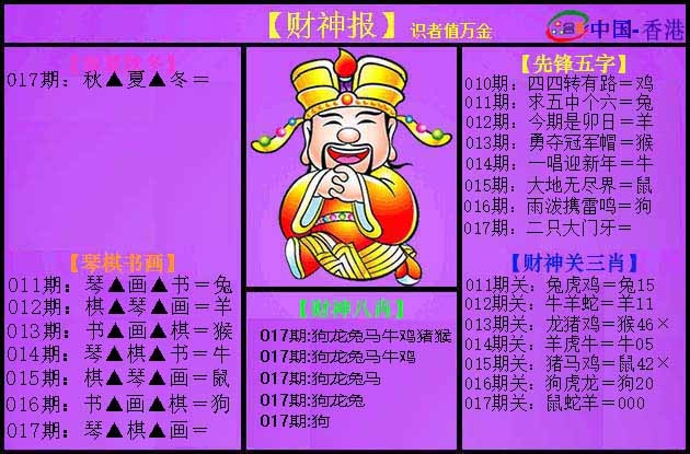 017期紫财神[图]